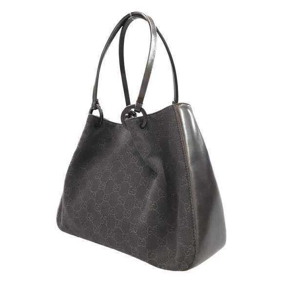 Gucci Handbags - Gucci black monogram tote GG